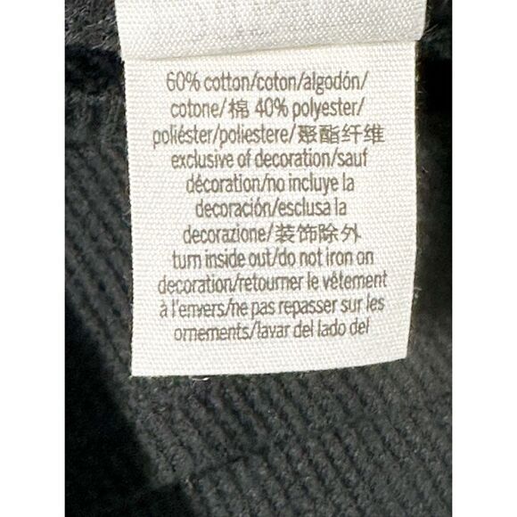 PINK Victoria's Secret Women's Love Pink Thermal Knitted Top Black‎ Size XS - Picture 8 of 10